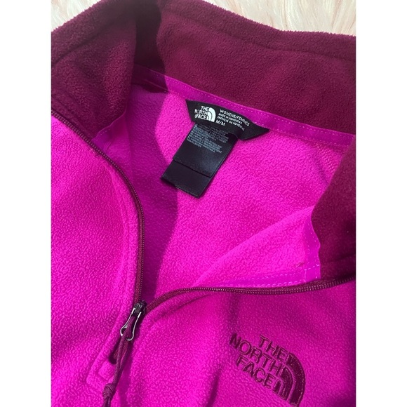 The North Face Magenta Zip Pullover - Picture 3 of 3